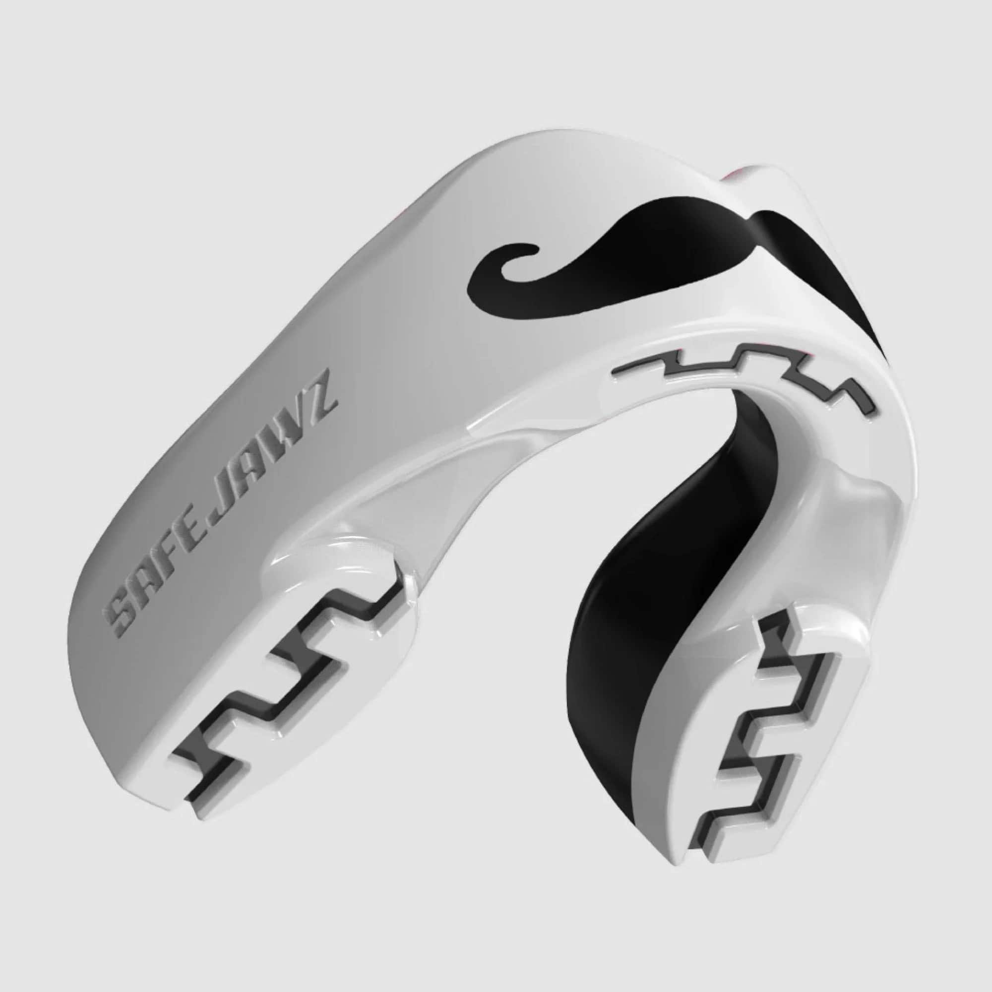 SafeJawz 'Mo' tannbeskytter · Extro Series · White & Black
