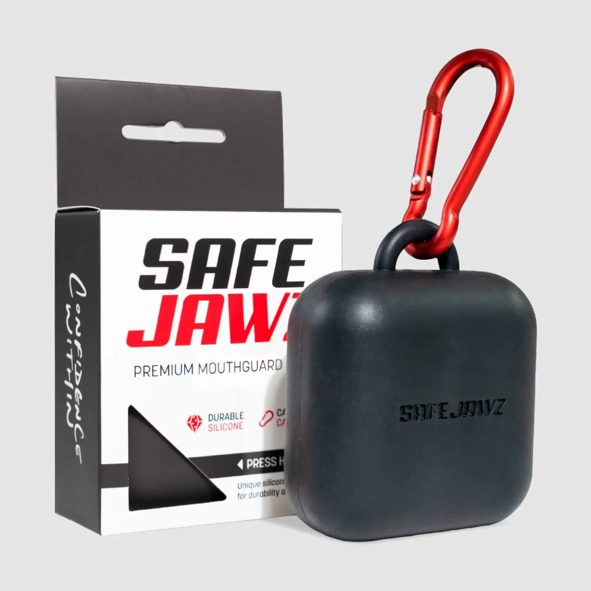 SafeJawz premiumetui i silikon · Black