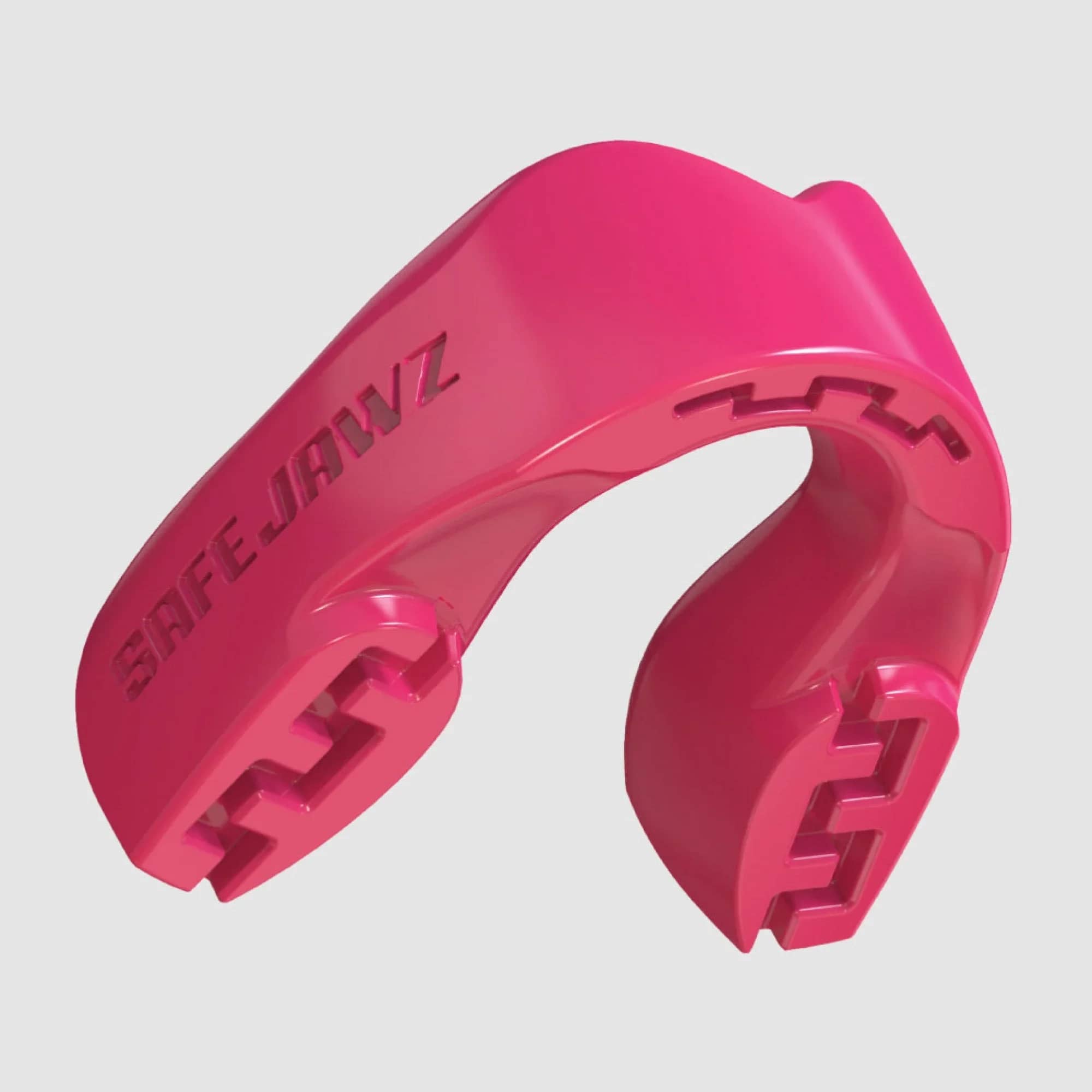 SafeJawz Intro Series tannbeskytter · Pink – originalt produktbilde fra SafeJawz