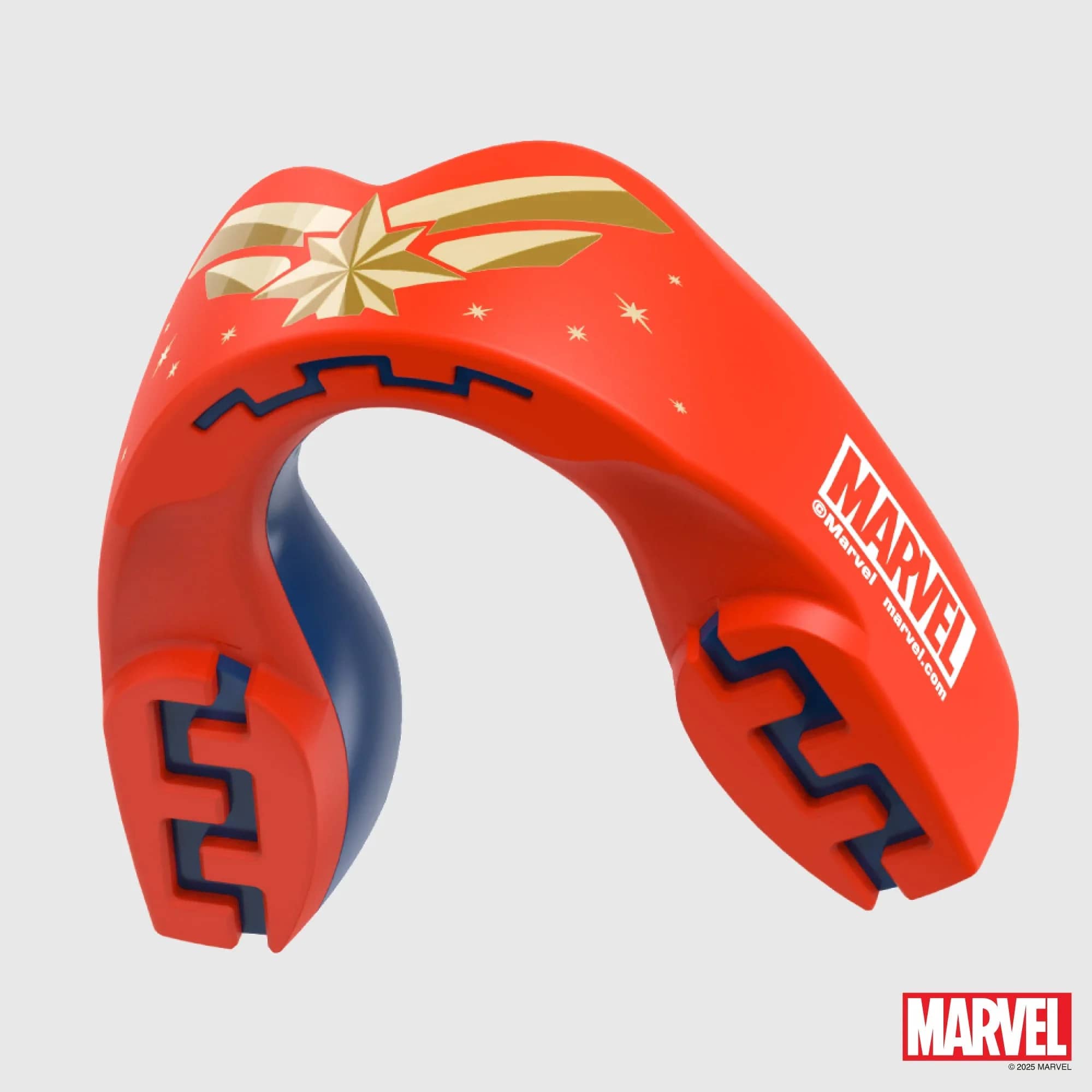 SafeJawz Marvel Captain Marvel tannbeskytter · Red – originalt produktbilde fra SafeJawz