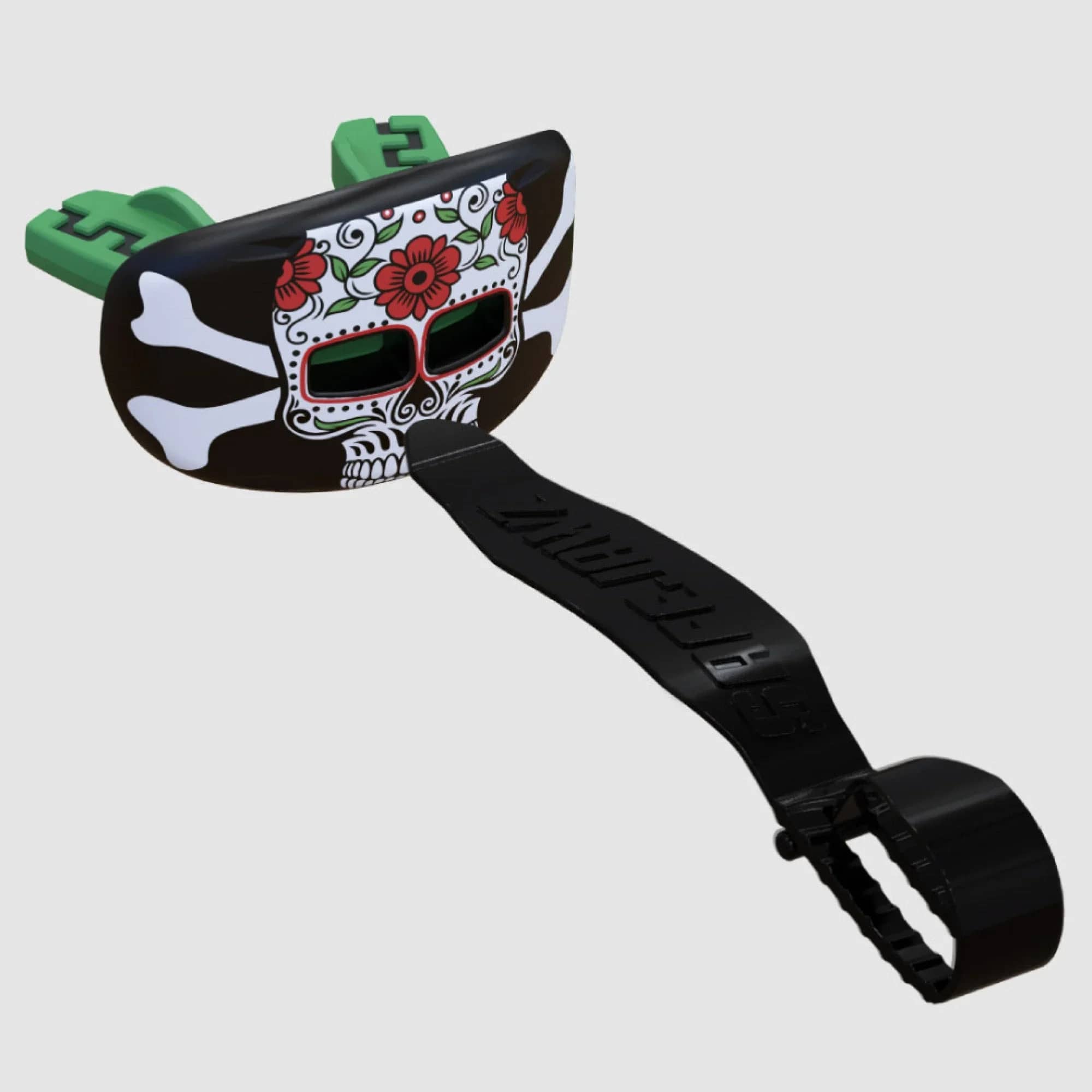 SafeJawz Extro Series leppebeskytter · Skull – originalt produktbilde fra SafeJawz