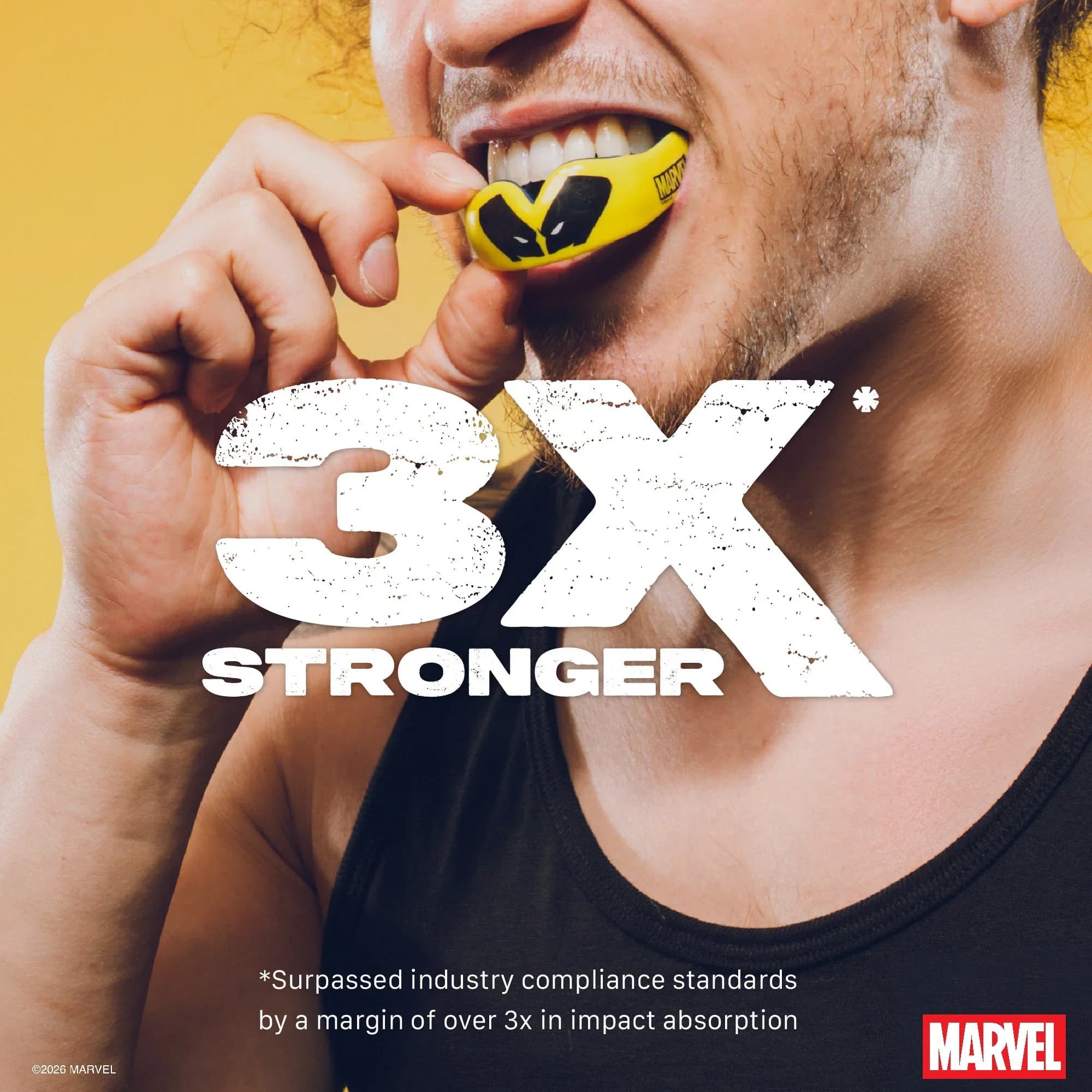 SafeJawz Marvel X-Men Wolverine tannbeskytter – alternativt bilde fra SafeJawz