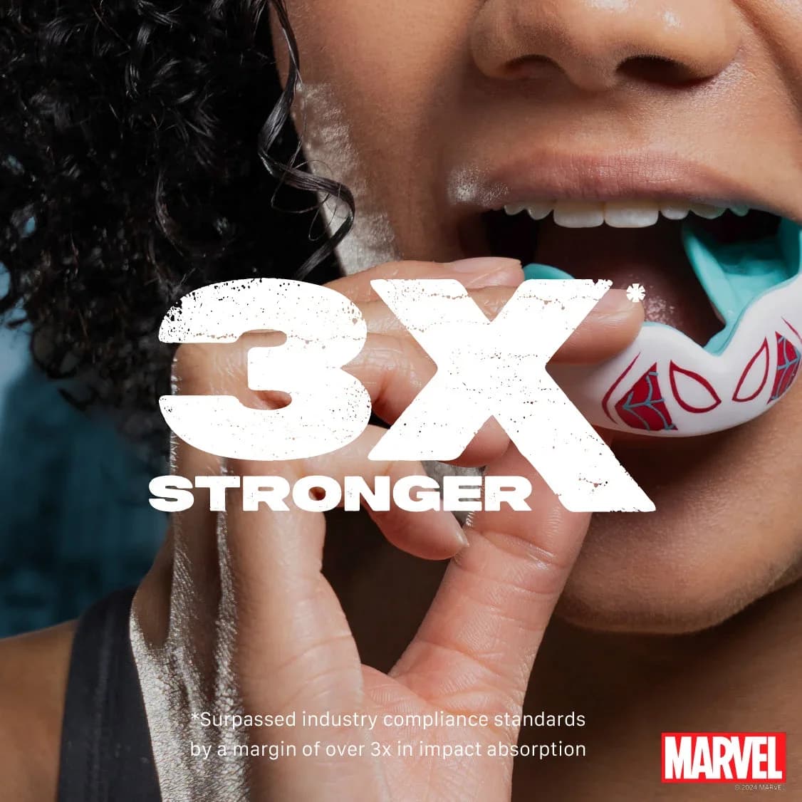 SafeJawz Marvel Spider-Gwen tannbeskytter · White – alternativt bilde fra SafeJawz
