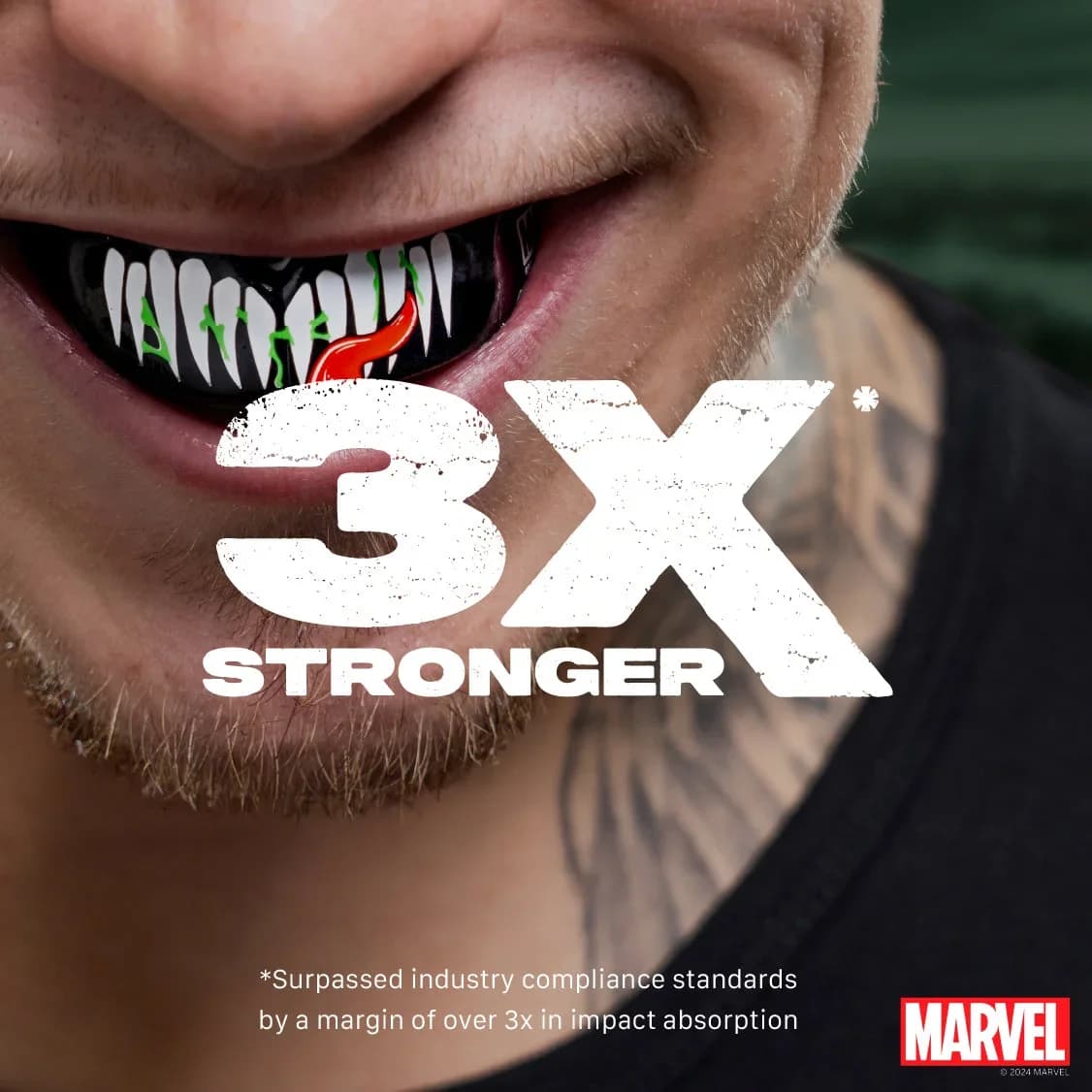 SafeJawz Marvel Venom tannbeskytter · Black – alternativt bilde fra SafeJawz