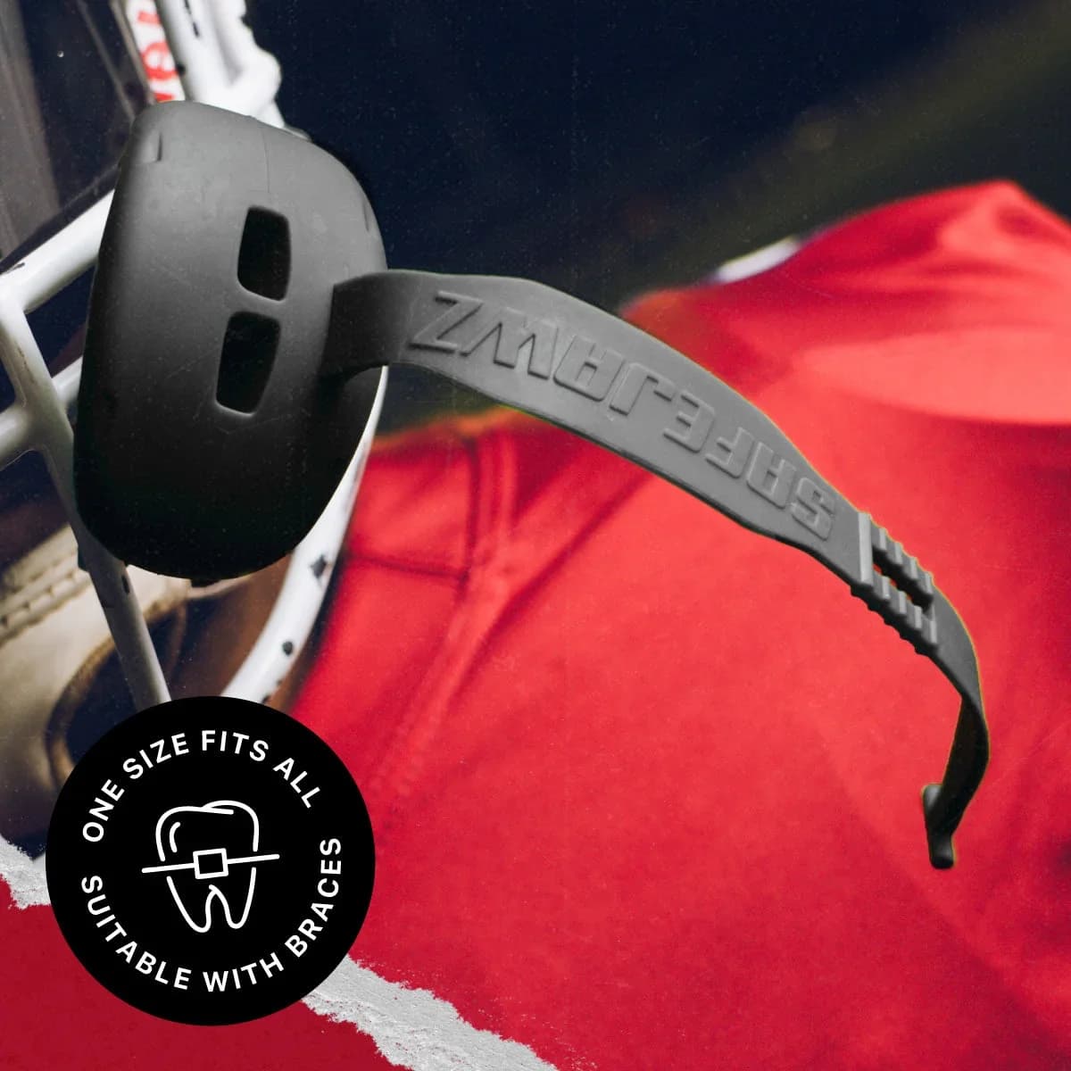 SafeJawz Intro Series leppebeskytter · Black – alternativt bilde fra SafeJawz