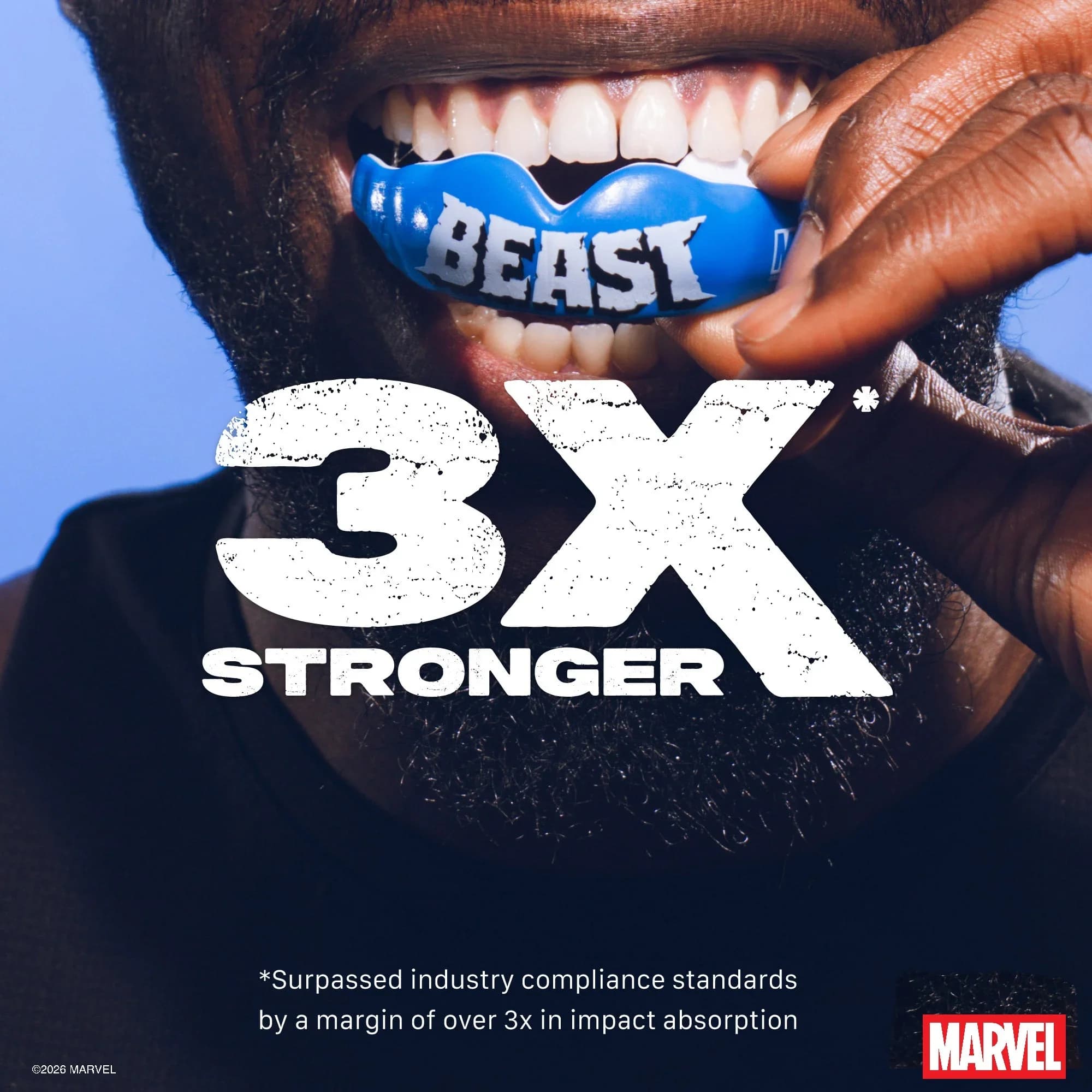 SafeJawz Marvel X-Men Beast tannbeskytter – alternativt bilde fra SafeJawz