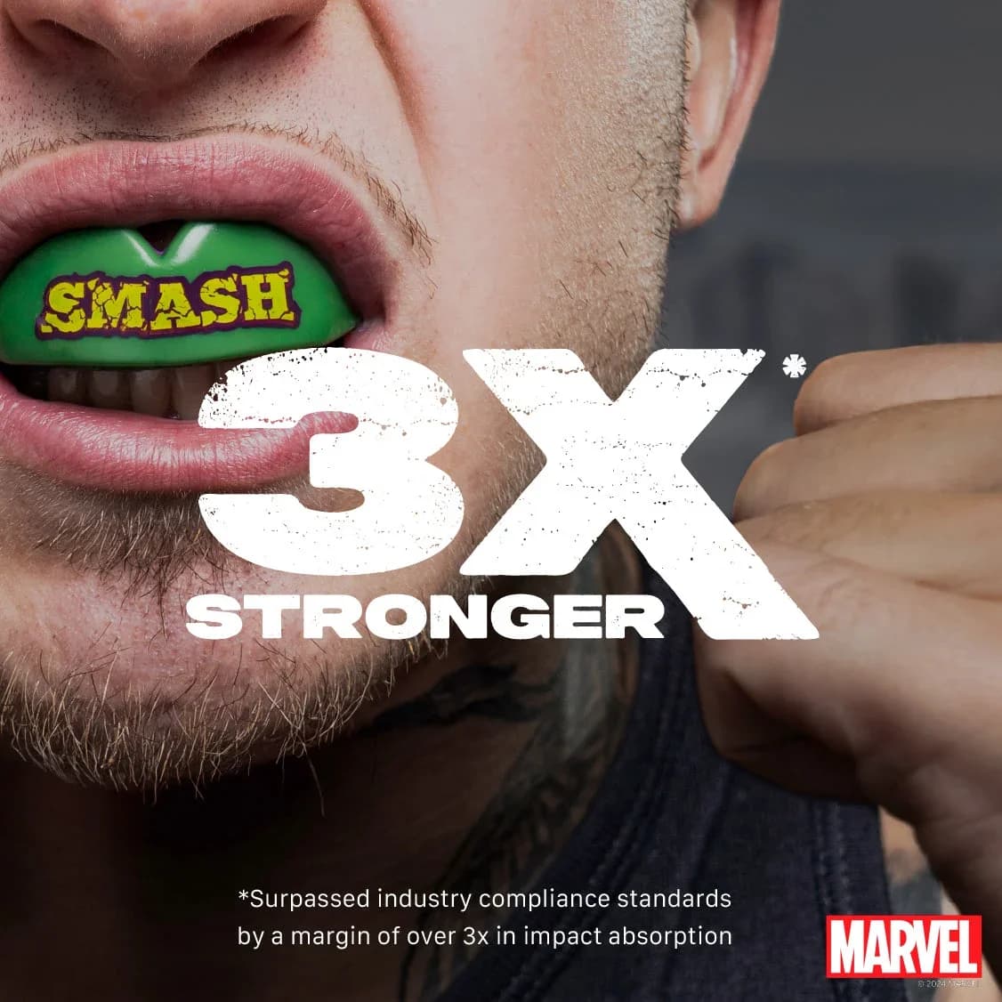 SafeJawz Marvel The Hulk tannbeskytter · Green – alternativt bilde fra SafeJawz