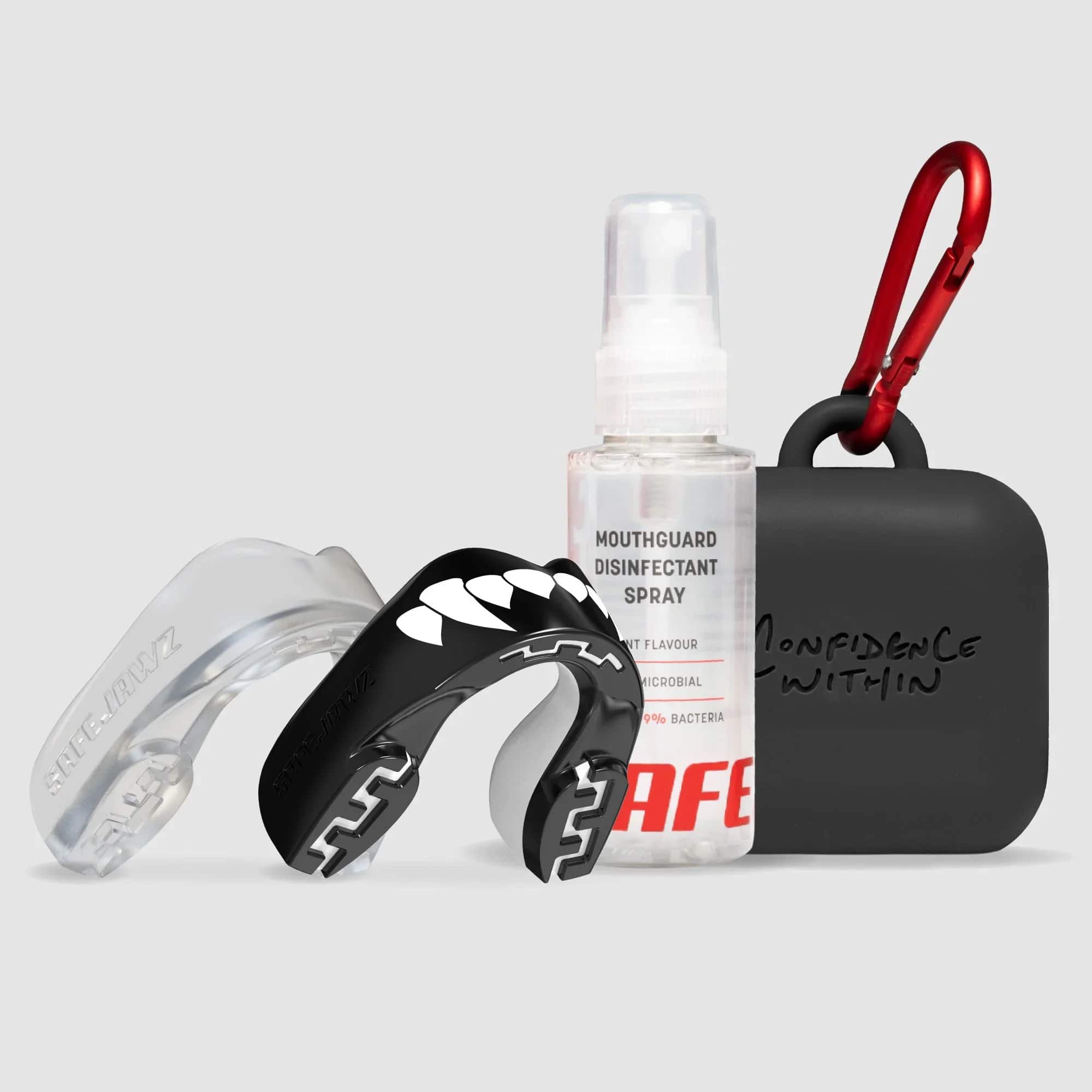 SafeJawz Extro Series Premium-pakke · Black Fangz