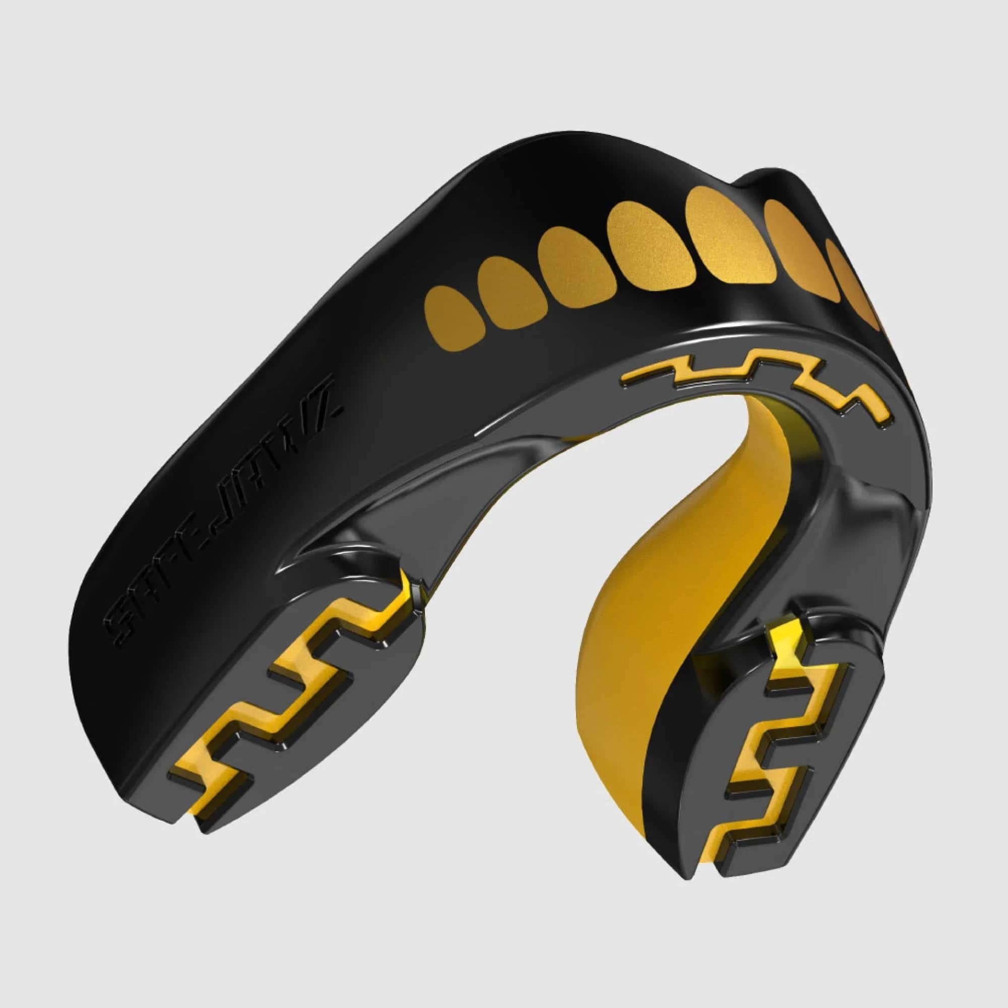 SafeJawz 'Goldie' tannbeskytter · Extro SEries · Black & Gold